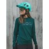 POC W's Reform Enduro Jersey Moldanite Green