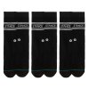 STANCE Basic 3pack Crew Black ponožky