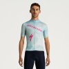 Specialized Men's Specialized Foundation Short Sleeve Graphic Jersey Sea Foam/Rebel Pink Focal (Veľkosť S)