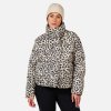 Rossignol Dámska bunda ARETU ALLOVER DOWN JKT-NATURE WILD LEOPARD PRINT