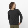 Oblečenie Salomon MOTOMESH CREWNECK M-DEEP BLACK DEEP BLACK (Veľkosť S)