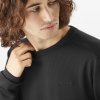 Oblečenie Salomon MOTOMESH CREWNECK M-DEEP BLACK DEEP BLACK (Veľkosť S)
