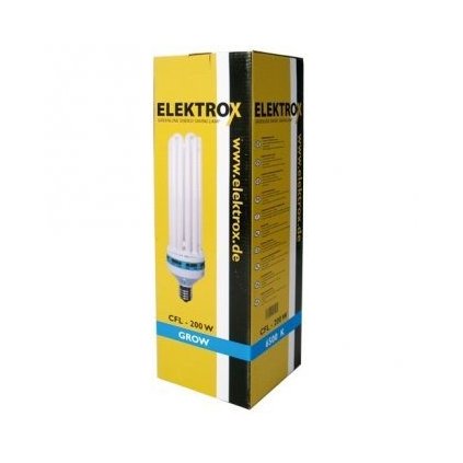 Úsporná lampa ELEKTROX 200W, 6400K, růstové spektrum, s integrovaným předřadníkem