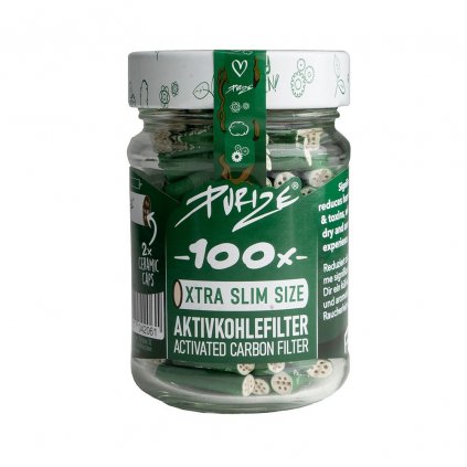 Purize XTRA Slim 5.9mm filtry zelené, sklenice 100 ks