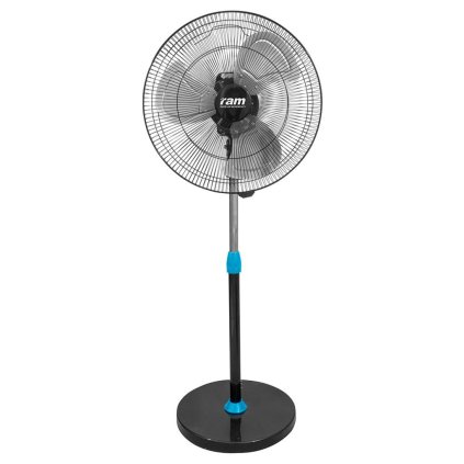 RAM Heavy Duty Pedestal Fan, čtyřrychlostní stojanový ventilátor O 45 cm