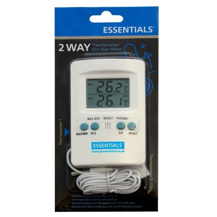 Essentials Digitální Max/Min teploměr s externí sondou