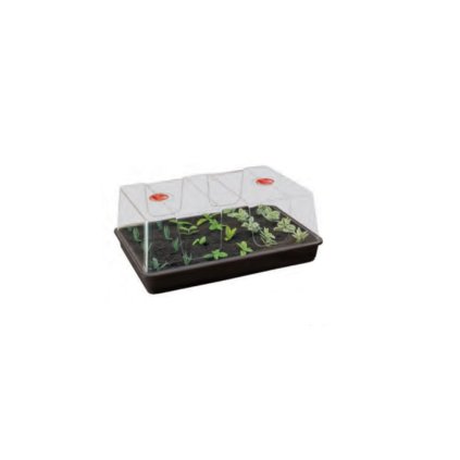 Garland skleník XL Black, tvrdý plast, nevyhřívaný, 58x40x22.5 cm