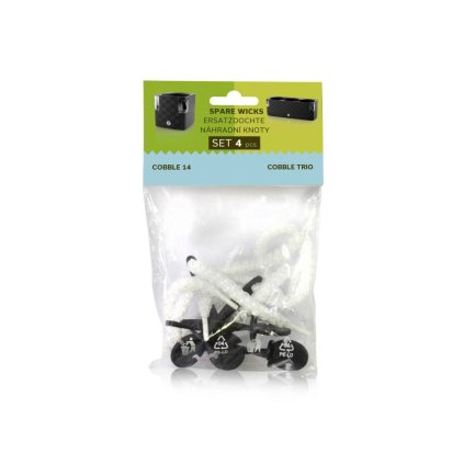 Plastkon Cobble Spare Wic náhradní knoty, 4 ks