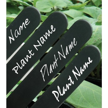 Garland Plant Label, 15 cm černé štítky popisovací 25 ks
