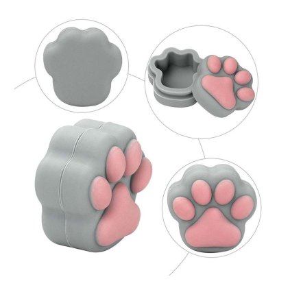 Bongthai Silicone Rosin Cat Toe 3 ml, silikonové pouzdro BOX 30 KS