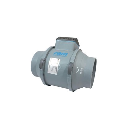 RAM Mixed Flow Fan Inline 125 mm, 248 m3/h