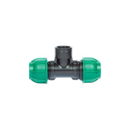 CONNECTO T - kus s vnitřním závitem na odbočce 16x3/4″ x 16 mm
