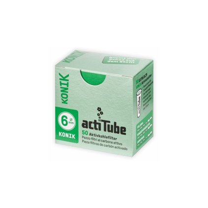 ActiTube Konik 6mm uhlíkové filtry, 50 ks