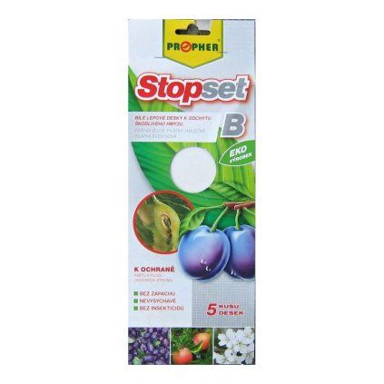 Stopset desky lepové bílé, 5 ks