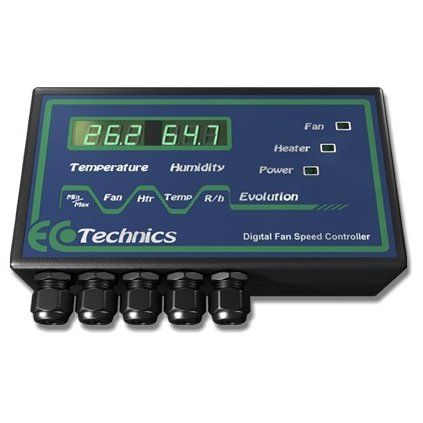 Ecotechnics Evolution Digitální regulátor otáček (max zátěž 2×6 A)