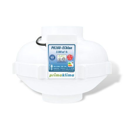 Ventilátor Prima Klima 160mm, 1180 m3/h - EC motor