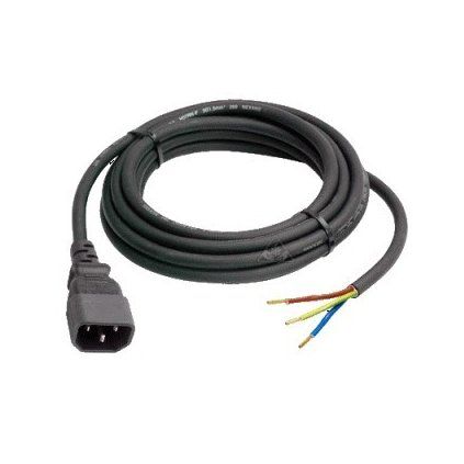 Kabel 2 m s IEC konektorem (samec)