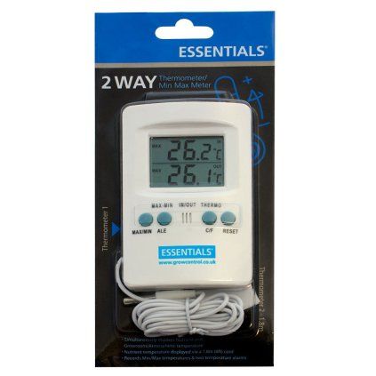 Essentials Digitální Max/Min teploměr s externí sondou