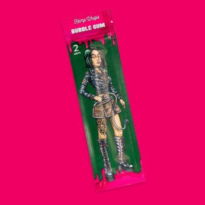 Lion Rolling Circus Hemp Wrap Bubble Gum, BOX 25 balení
