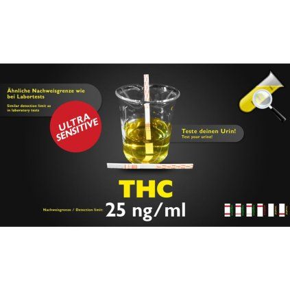 CleanU THC test, test moči