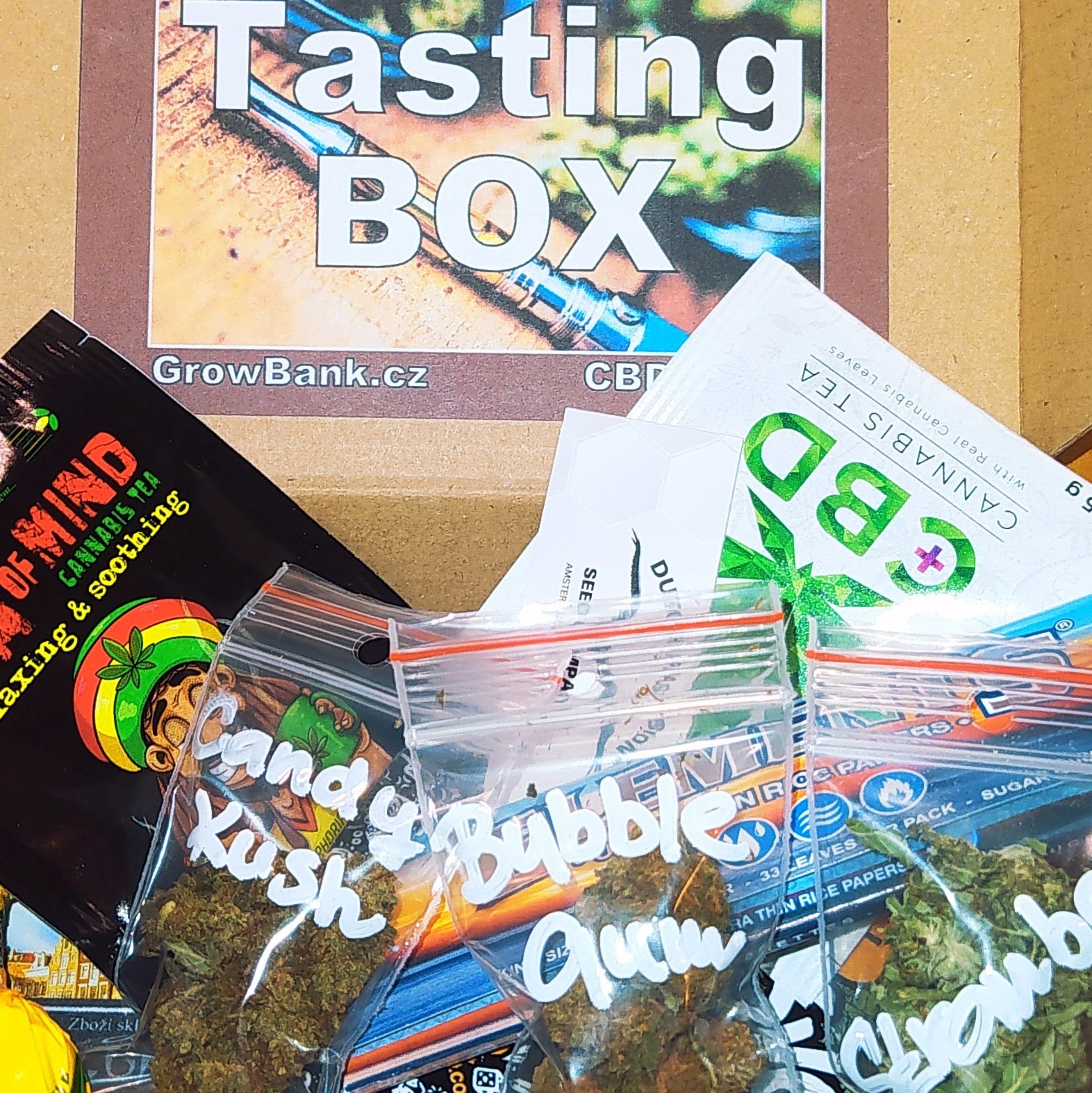 CBD Tasting BOX Nejvýhodnější nákup CBD květů