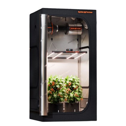 Set Spider Farmer G3000 Growbox 90×90×180 cm + Ventilator extracție (manual)
