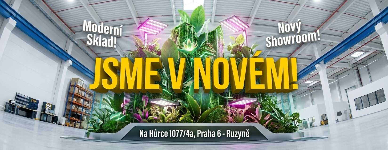 Nový sklad a prodejna!