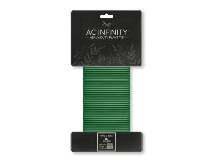 40959 ac infinity heavy duty twist ties thin rubberized texture 10m