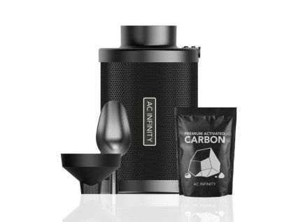 41082 ac infinity refillable carbon filter kit with charcoal refill 100mm