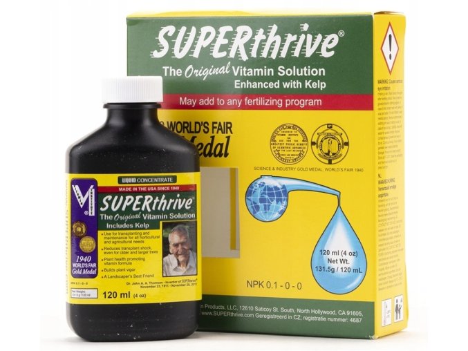 SUPERTHRIVE 120ml vitamíny a hormóny pre rastliny