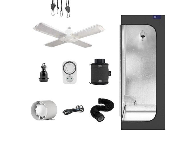 eng pl Growbox set Galaxyfarm Luna Lite 60x60x150cm LED Agrolite 430 E27 120W 7111 1