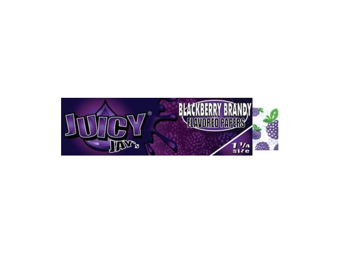 Juicy Jay´s  Blackberry Brandy 32ks v Balení 1/4