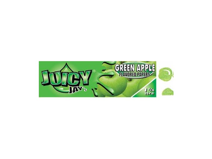 Juicy Jay´s  Zelené Jablko 32ks v Balení 1/4