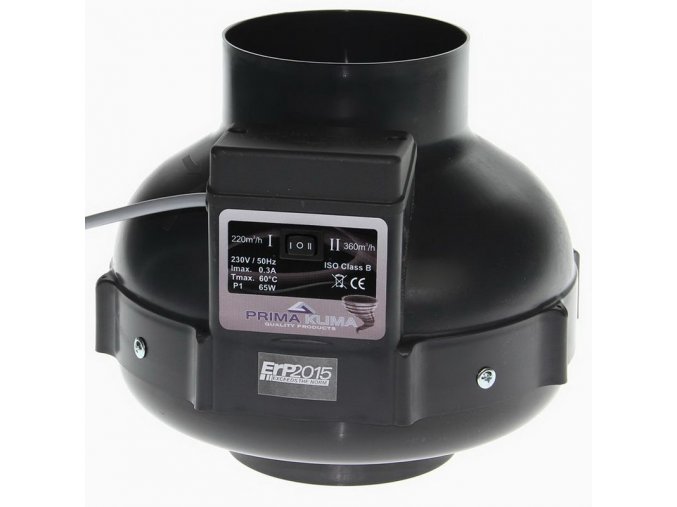 UFO ventilátor PK-125mm/240m³-360m³/h