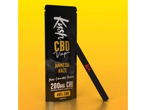 wholesale kush cbd vape amnesia haze 200mg cbd disposable pen 10pcs display 2hg