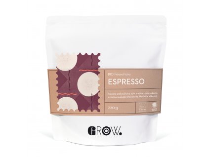 GROW fairly BIO Ferova kava ESPRESSO 220g