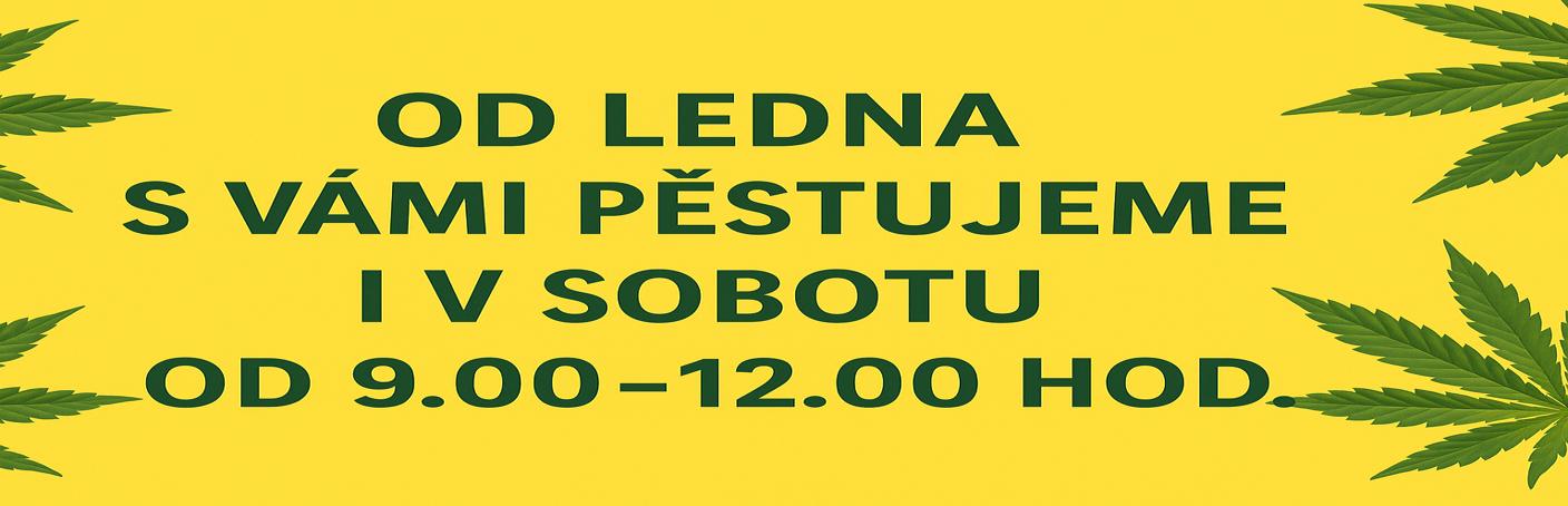 Otevíráme i v sobotu na Growgardenu