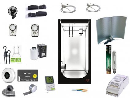 8218 komplet box 100x100x200cm magneticky predradnik 400w vybojka 400w dual