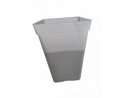 7187 kvetinac hranaty 20l 27x27x40cm bily