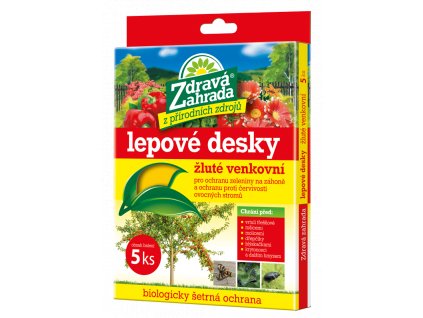 7310 zlute lepove desky venkovni 5 ks