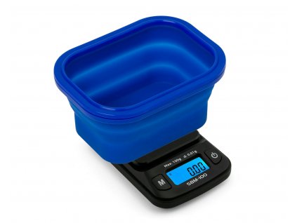 ON BALANCE ORIGINÁLNÍ SILIKONOVÁ MISKA VÁHA MODRÁ 100 G X 0,01 G 1