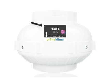 Ventilátor PRIMA KLIMA 950m3/h, 200mm, 1-rychlost (PK200-L)