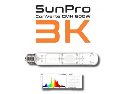 Výbojka Sunpro ConVerte CMH 600W 3100K