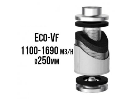 ECO VF uhlíkový filtr 1100-1690m3/h - 250mm