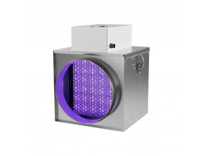 AiroDoctor 1 UV PCO antibakteriální-antivirový filtr do potrubí Ø 250 mm, 4.7 m/s, 1057 m3/h