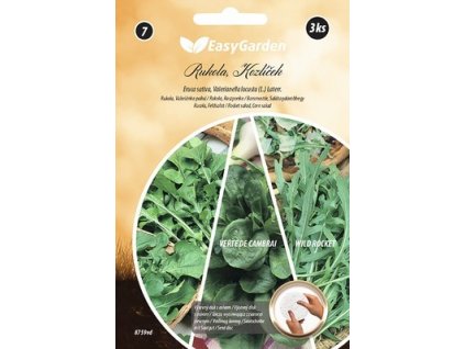 Semínka EasyGarden Disk výsevný ROKETA, Roketa WILD ROKET, KOZLÍČEK - 3ks