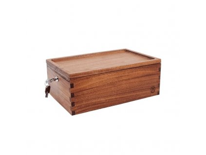 Dřevěná uzamykatelná skříňka Marley Natural Lock Stash Box