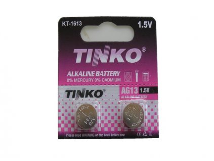 LR44 Baterie Tinko AG13 alkalicka blistr 2 kusy a238779