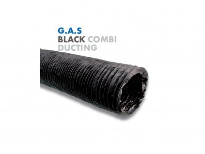 GAS Black Combi 200mm ventilační potrubí zpevněné (Velikost box 5m)