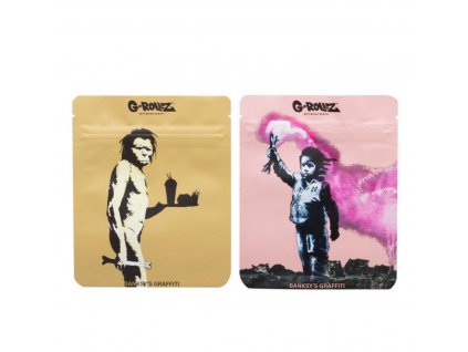 Zip sček G Rollz Banksy's Graffiti 100x125mm High Quality